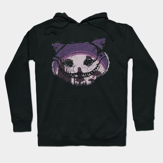 CREEPY CAT SMILE Hoodie by Freedom Haze